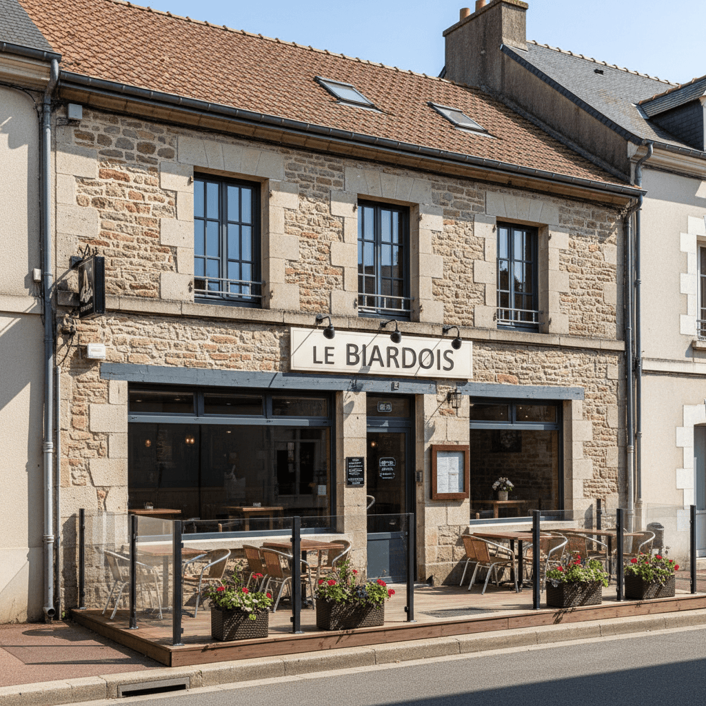 Bar-brasserie à Biard : parking - Image 1