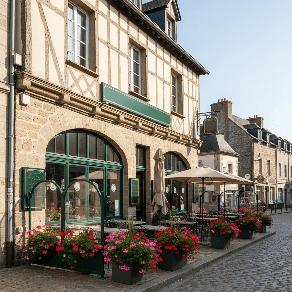 Restaurant à Quimper : terrasse - Image 1