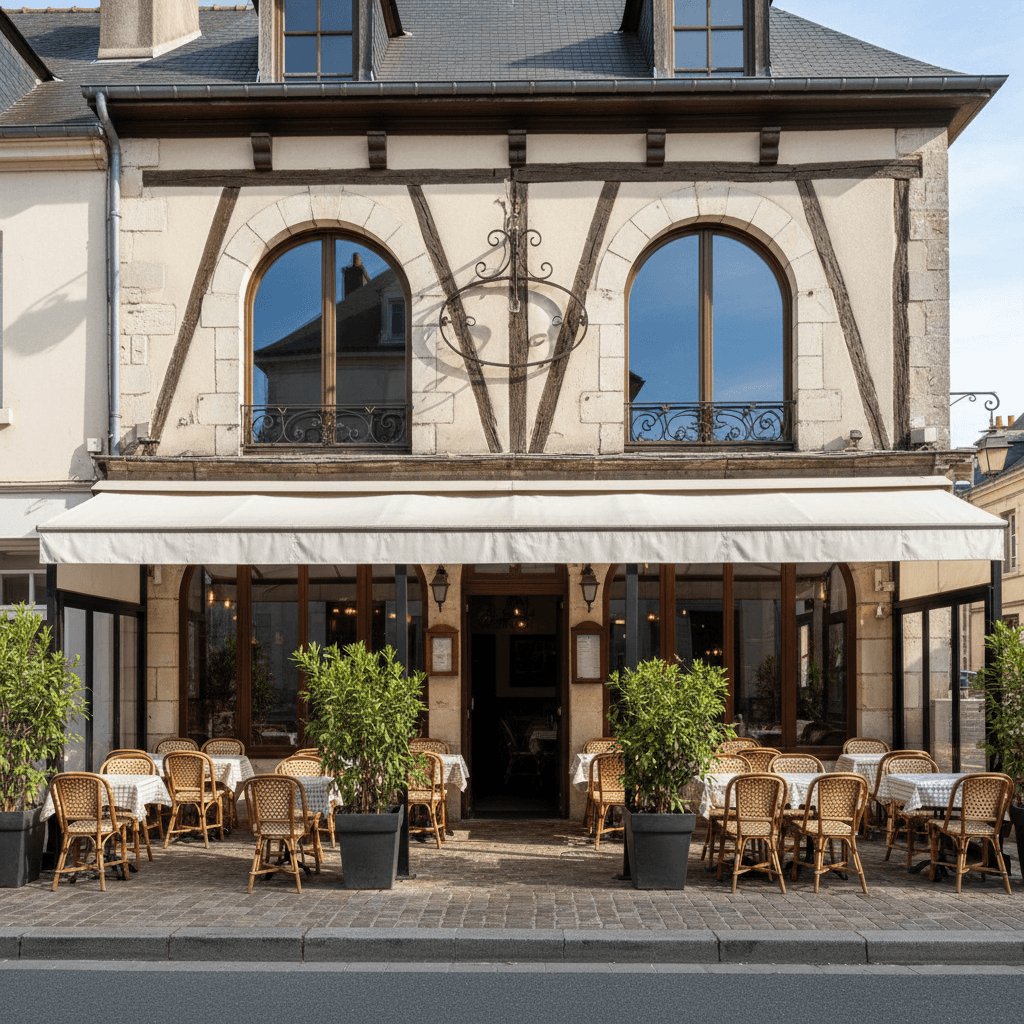 Restaurant 300m² à Pont-L'Évêque : terrasse - licence IV - Image 1