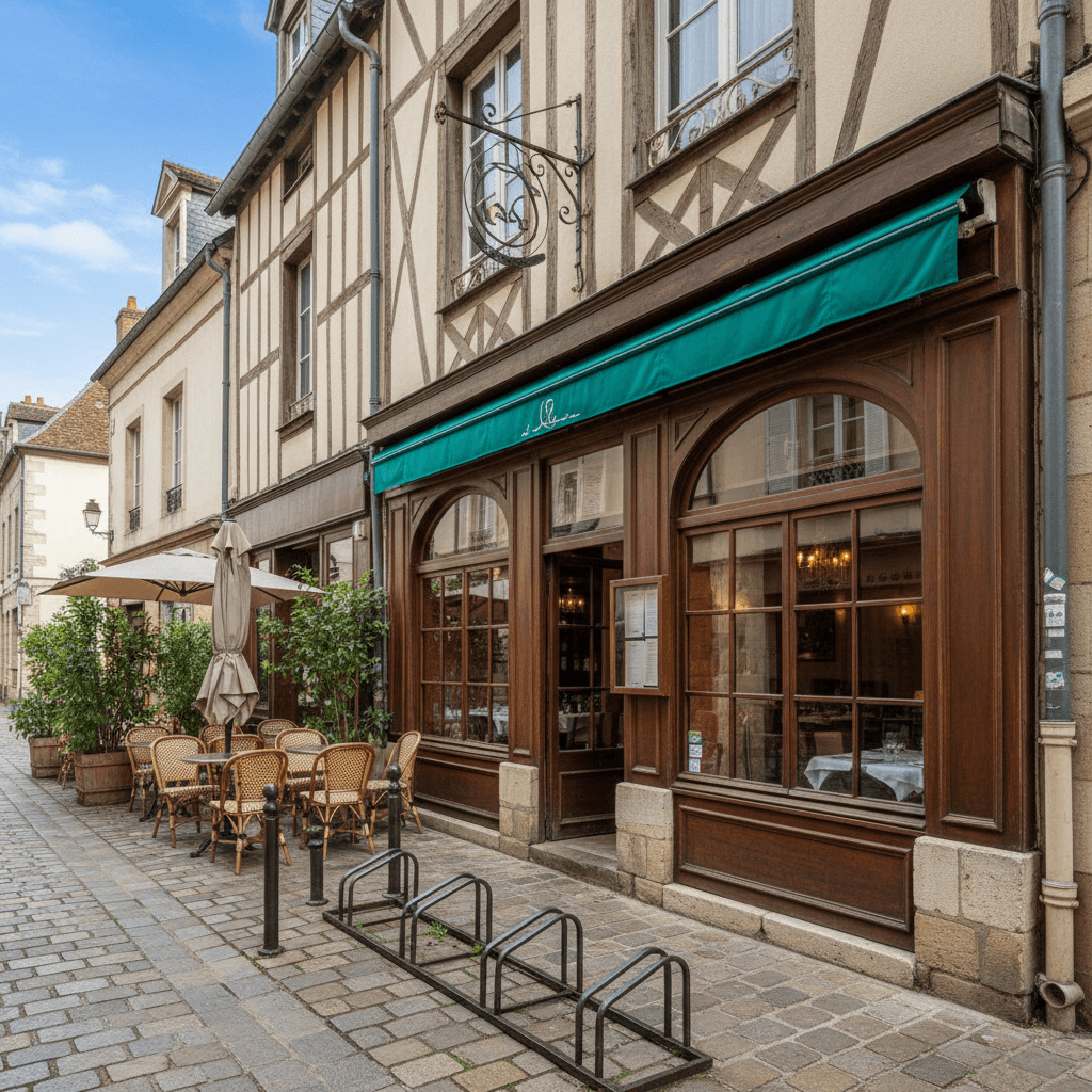 Restaurant 80m² à Chartres : terrasse - extraction - Image 1