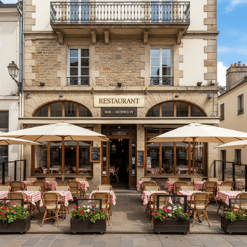 Restaurant à Saint-Étienne : terrasse - licence IV - Image 1