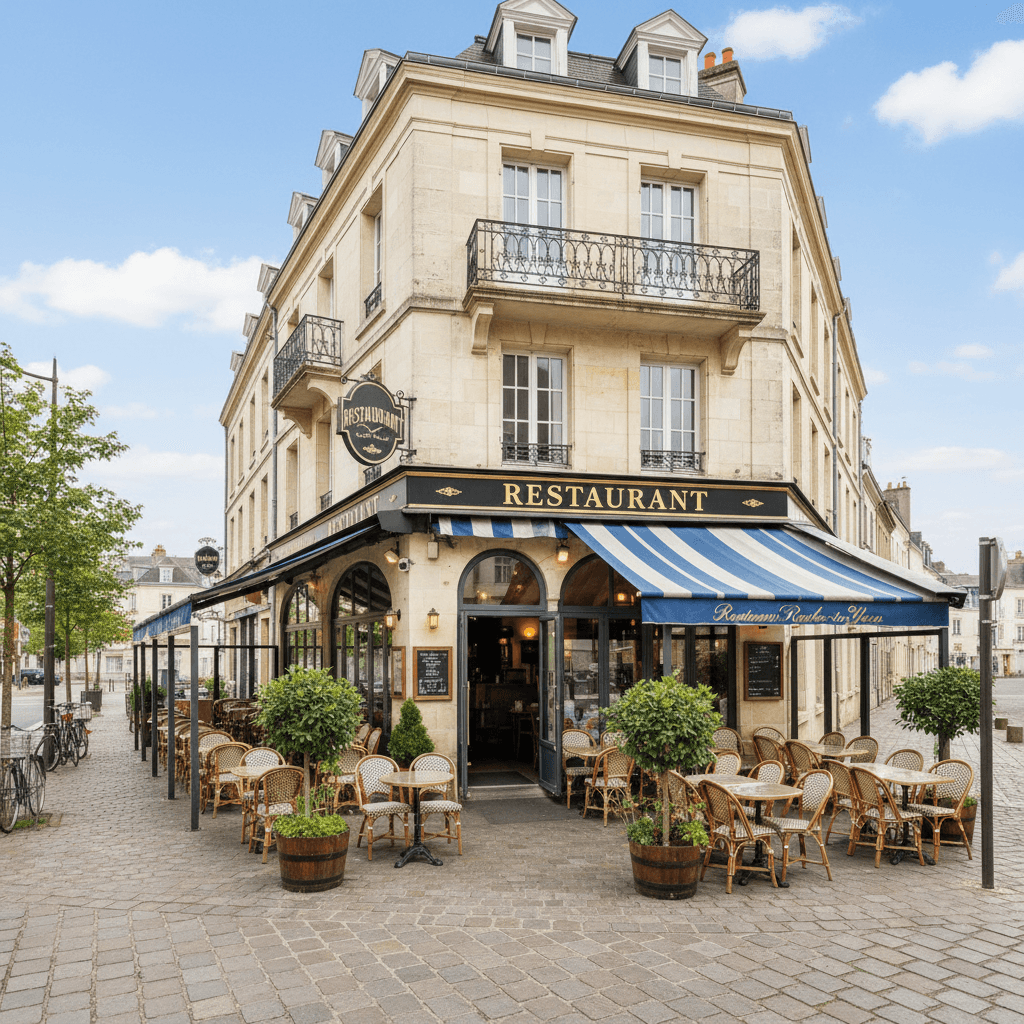 Restaurant 130m² à La Roche-Sur-Yon : terrasse - licence IV - Image 1