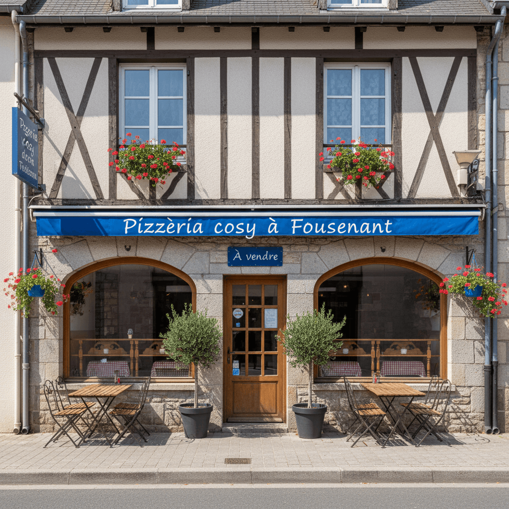 Restaurant 110m² à Fouesnant : terrasse - extraction - Image 1