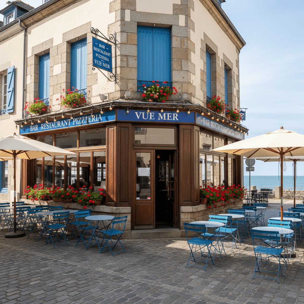 Restaurant à Saint-Brieuc : terrasse - licence IV - Image 1