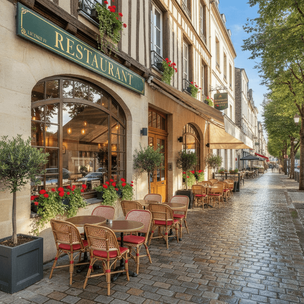 Restaurant à Château-Thierry : terrasse - licence IV - Image 1