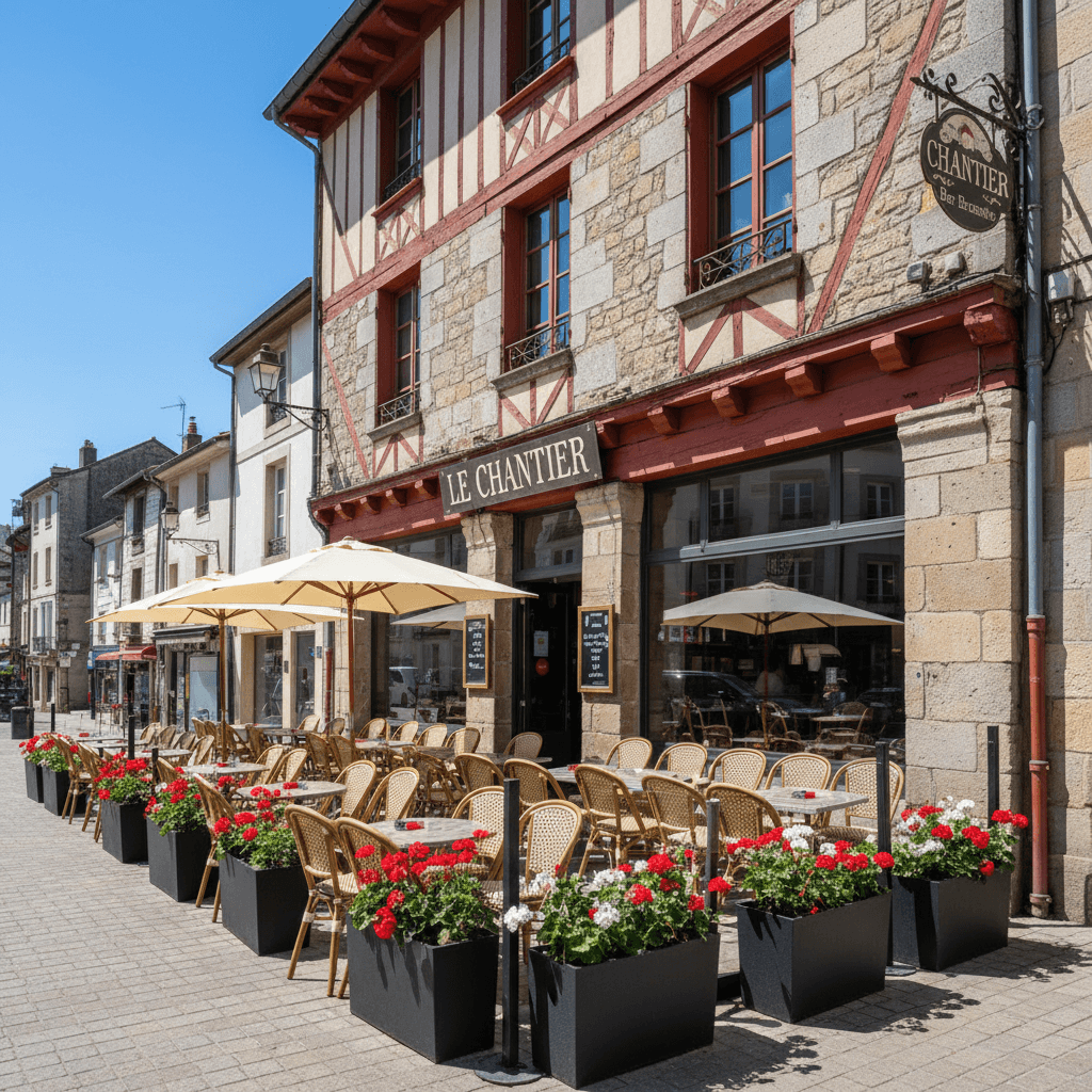Bar-brasserie 71m² à Bayonne : terrasse - licence IV - Image 1