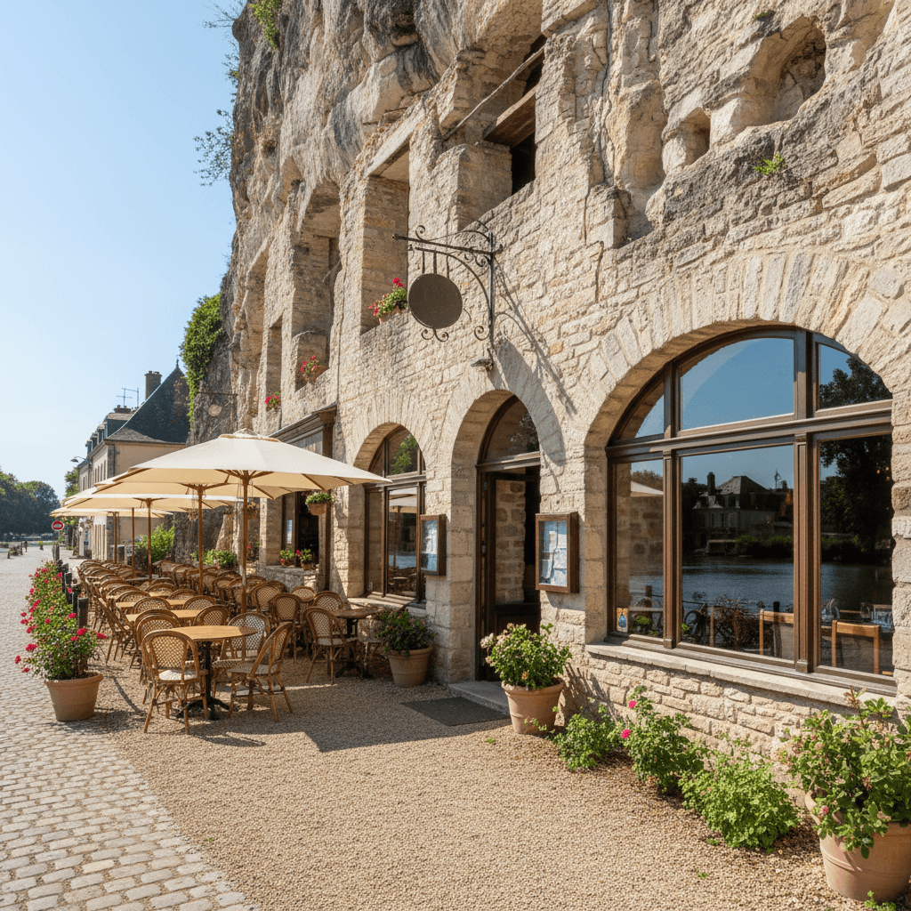 Restaurant 880m² à Amboise : terrasse - licence IV - Image 1