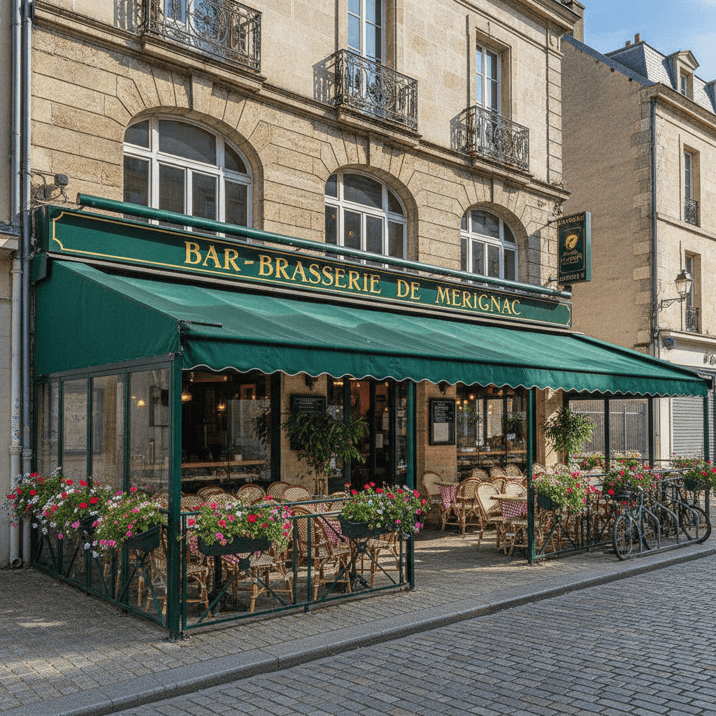 Bar-brasserie à Mérignac : terrasse - licence IV - Image 1