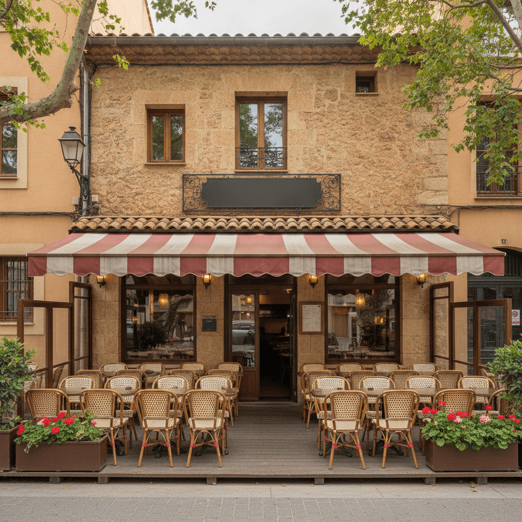 Restaurant à Perpignan : terrasse - licence IV - Image 1