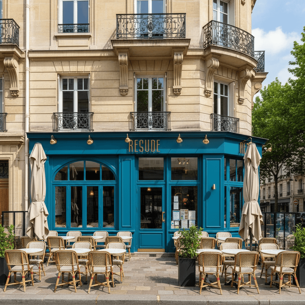 Restauration sans nuisance (Pas de conduit, réchauffage) 30 couverts à Levallois-Perret : terrasse - Image 1