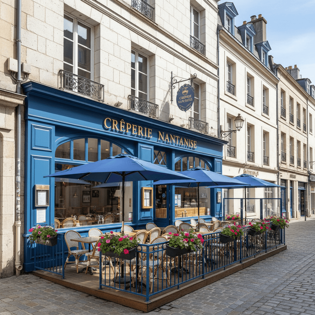 Restaurant à Nantes : terrasse - extraction - Image 1