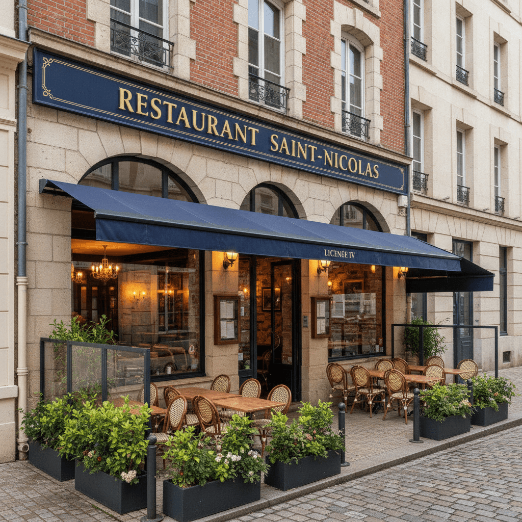Restaurant 80m² à Le Havre : terrasse - licence IV