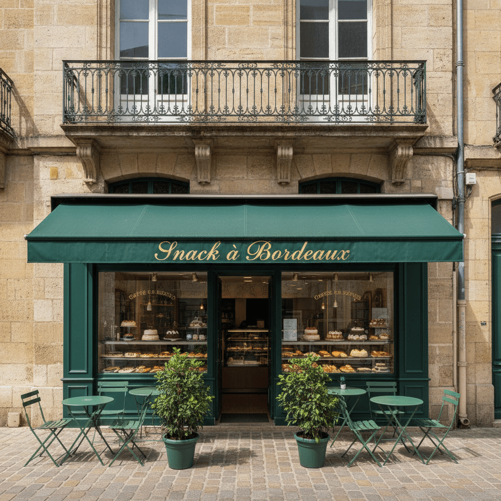 Snack à Bordeaux : terrasse