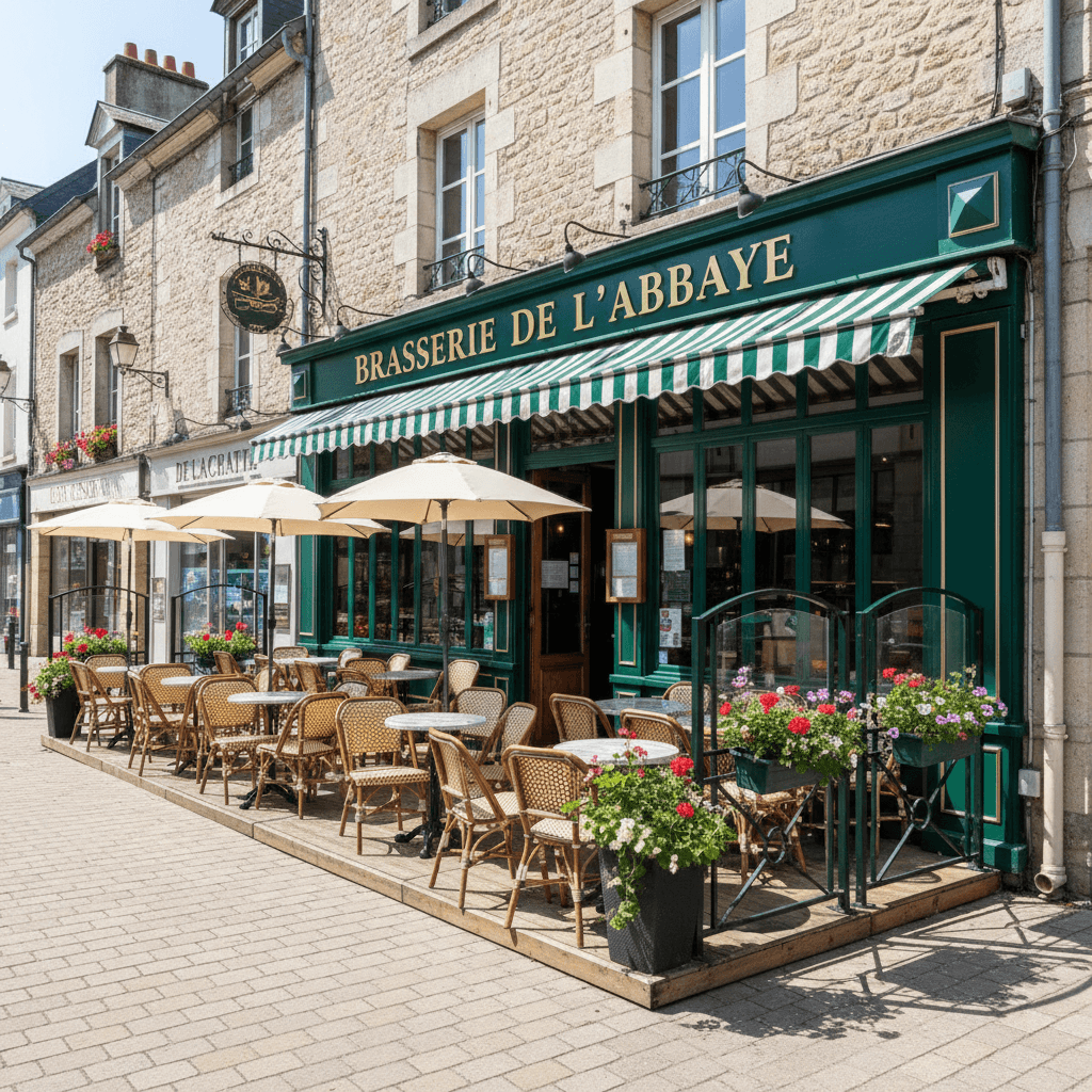 Bar-brasserie 50m² à Sées : terrasse - Image 1
