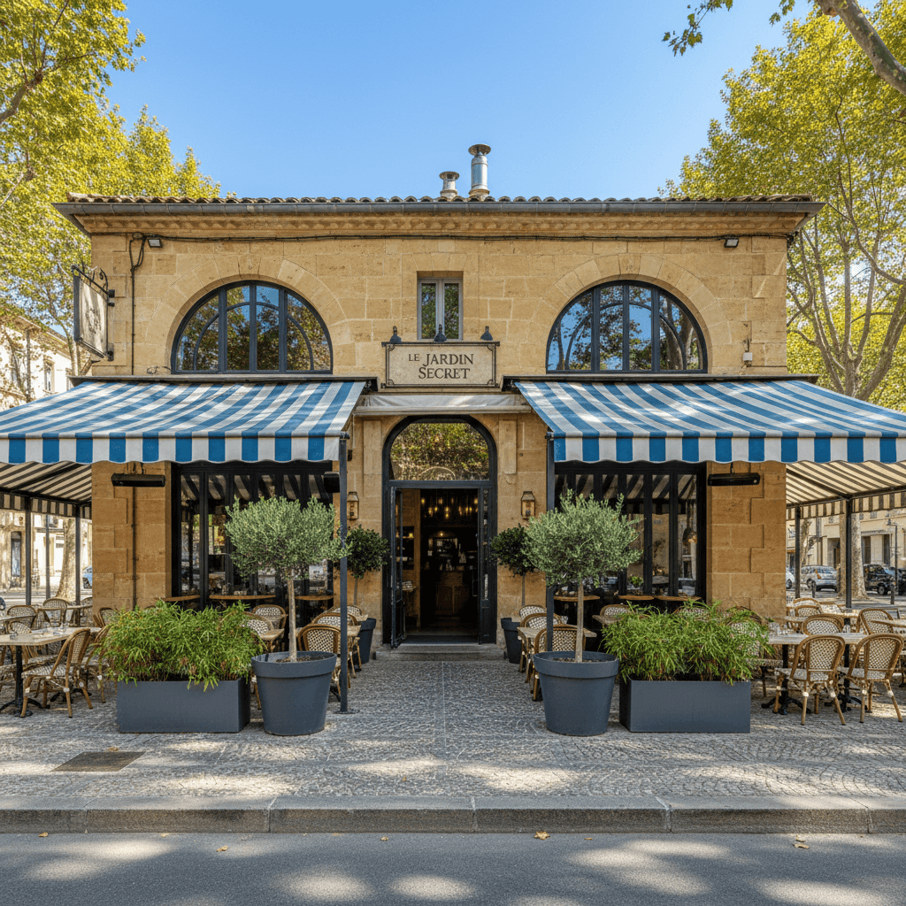 Restaurant 200m² à Montpellier : terrasse - extraction