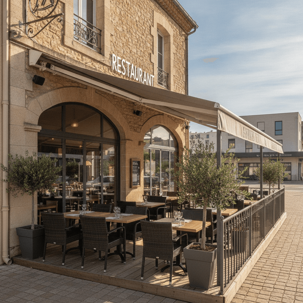 Restaurant 680m² à Saint-Jean-De-Védas : terrasse - licence IV - Image 1