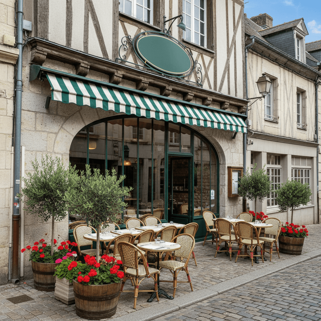 Restaurant à Vire Normandie : terrasse - licence IV - Image 1