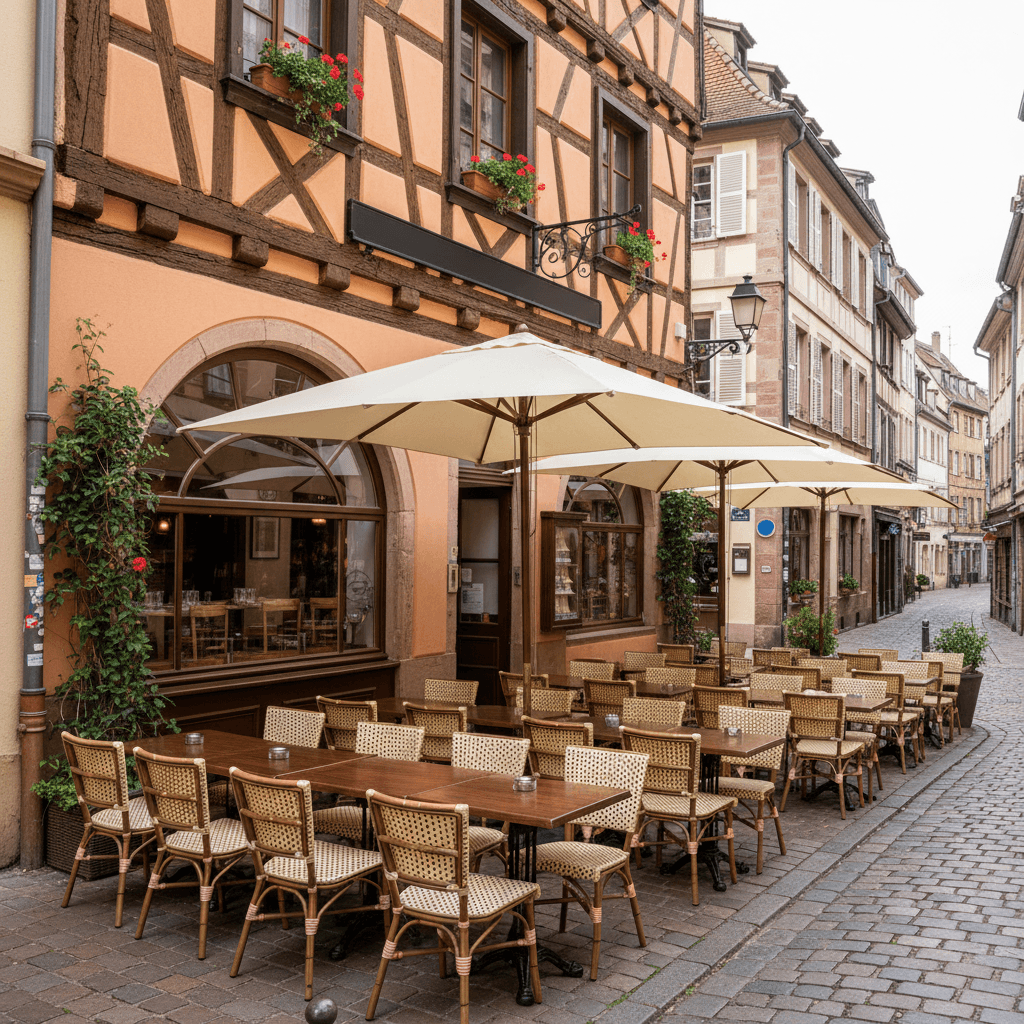 Restaurant 100m² à Strasbourg : terrasse - licence IV