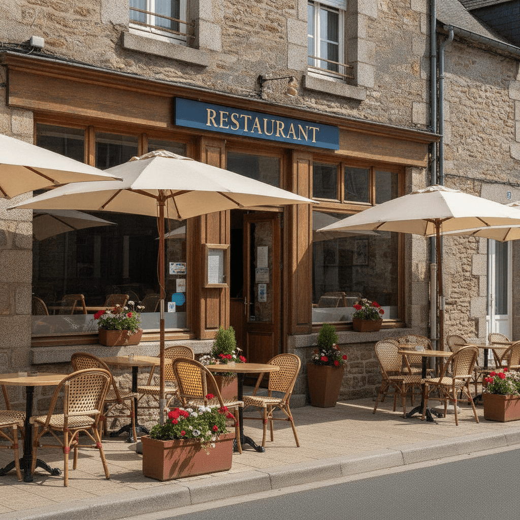 Restaurant 270m² à Pédernec : terrasse - licence IV - Image 1