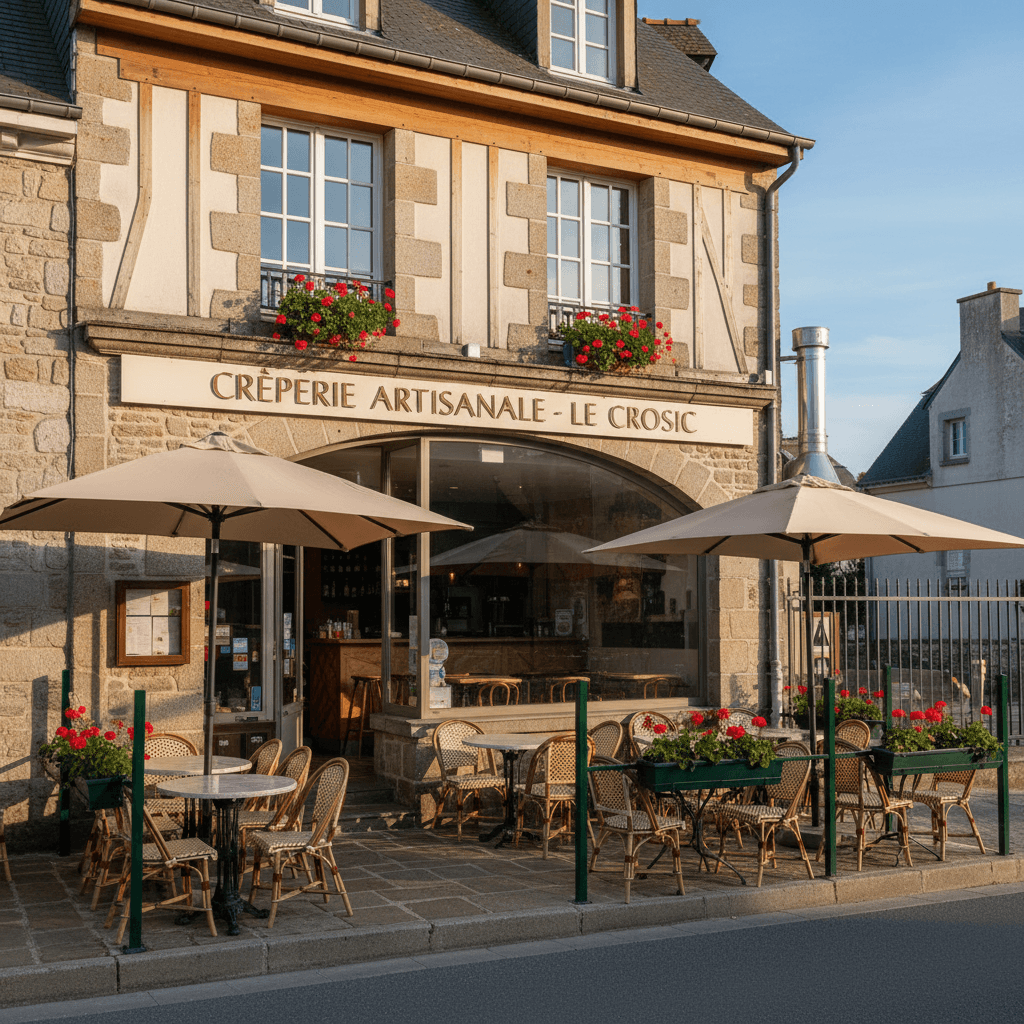 Restaurant à Le Croisic : terrasse - extraction - Image 1