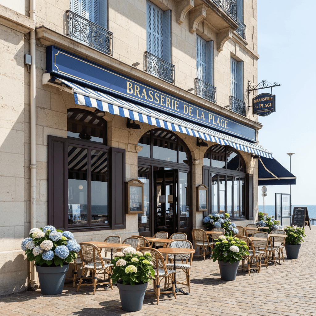 Bar-brasserie 150m² à Dieppe : terrasse - licence IV - Image 1