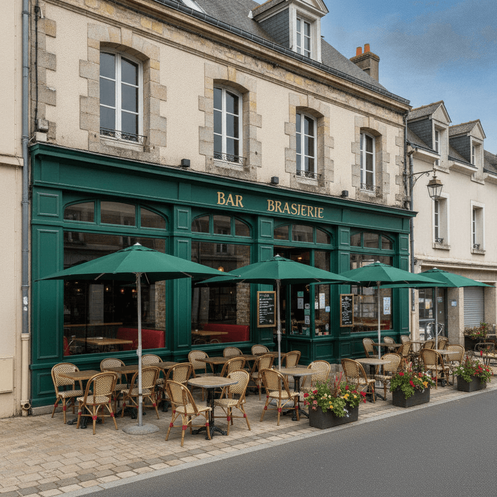 Bar-brasserie 100m² à La Roche-Sur-Yon : terrasse - licence IV - Image 1