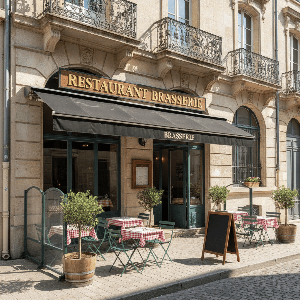 Restaurant 150m² à Pessac : terrasse - licence IV - Image 1