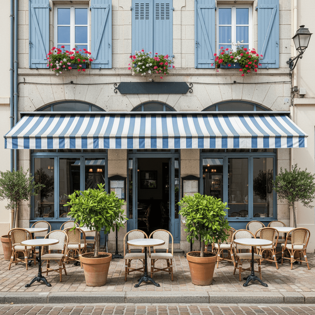 Restaurant à Villers-Sur-Mer : terrasse - extraction - Image 1