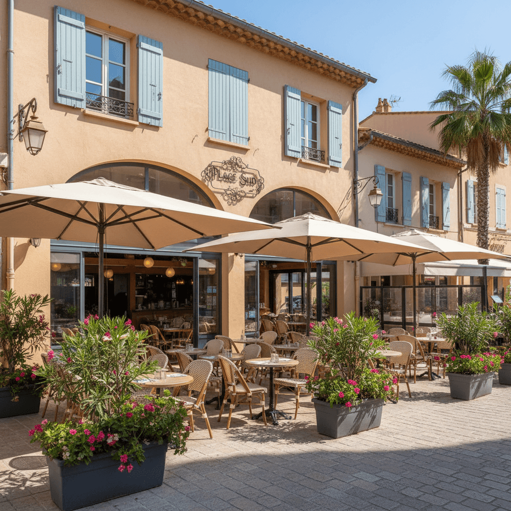 Restaurant 1500m² à Perpignan : terrasse - licence IV - Image 1