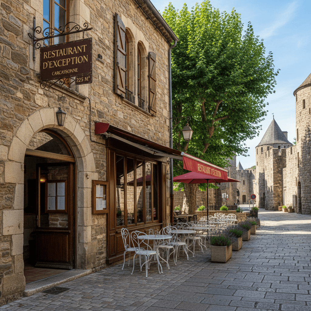 Restaurant 225m² à Carcassonne : terrasse - licence IV - Image 1