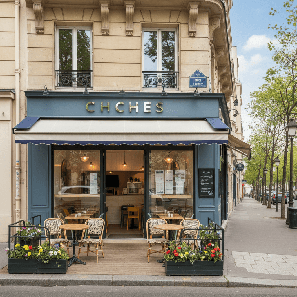 Fast-food 50m² à Paris : terrasse - licence IV