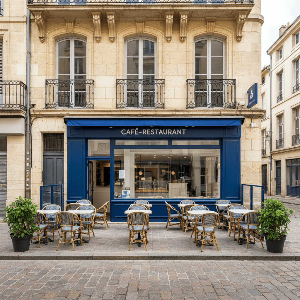 Snack 44m² à Montpellier : terrasse - licence IV