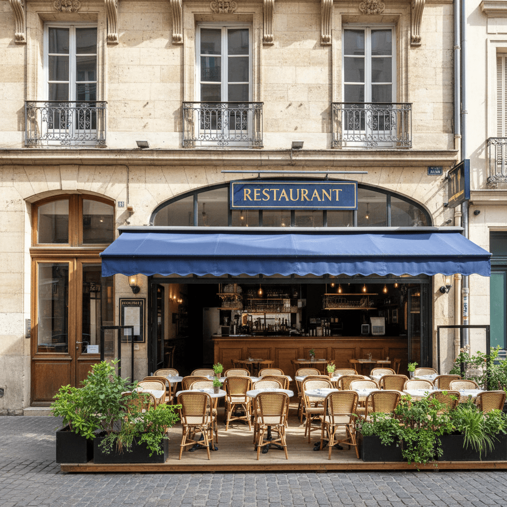 Restaurant 130m² à Montpellier : terrasse - licence IV