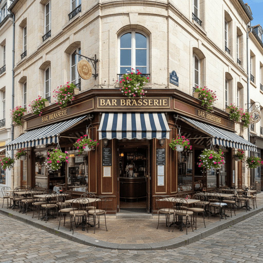 Bar-brasserie 265m² à La Rochelle : terrasse - licence IV - Image 1