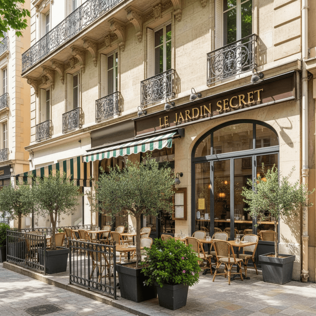 Restaurant 119m² à Lyon : terrasse - extraction - Image 1