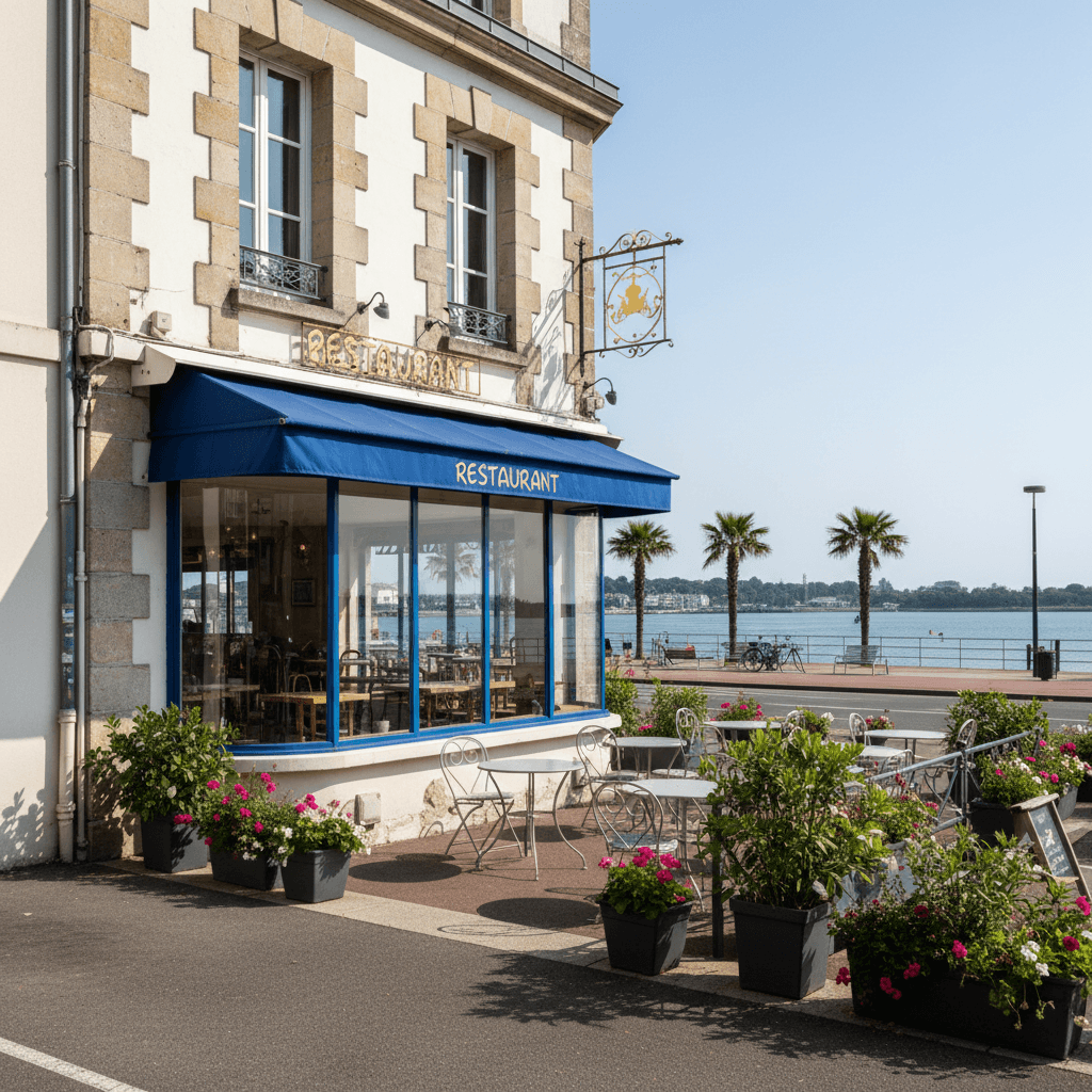 Restaurant 150m² à Nantes : terrasse - licence IV