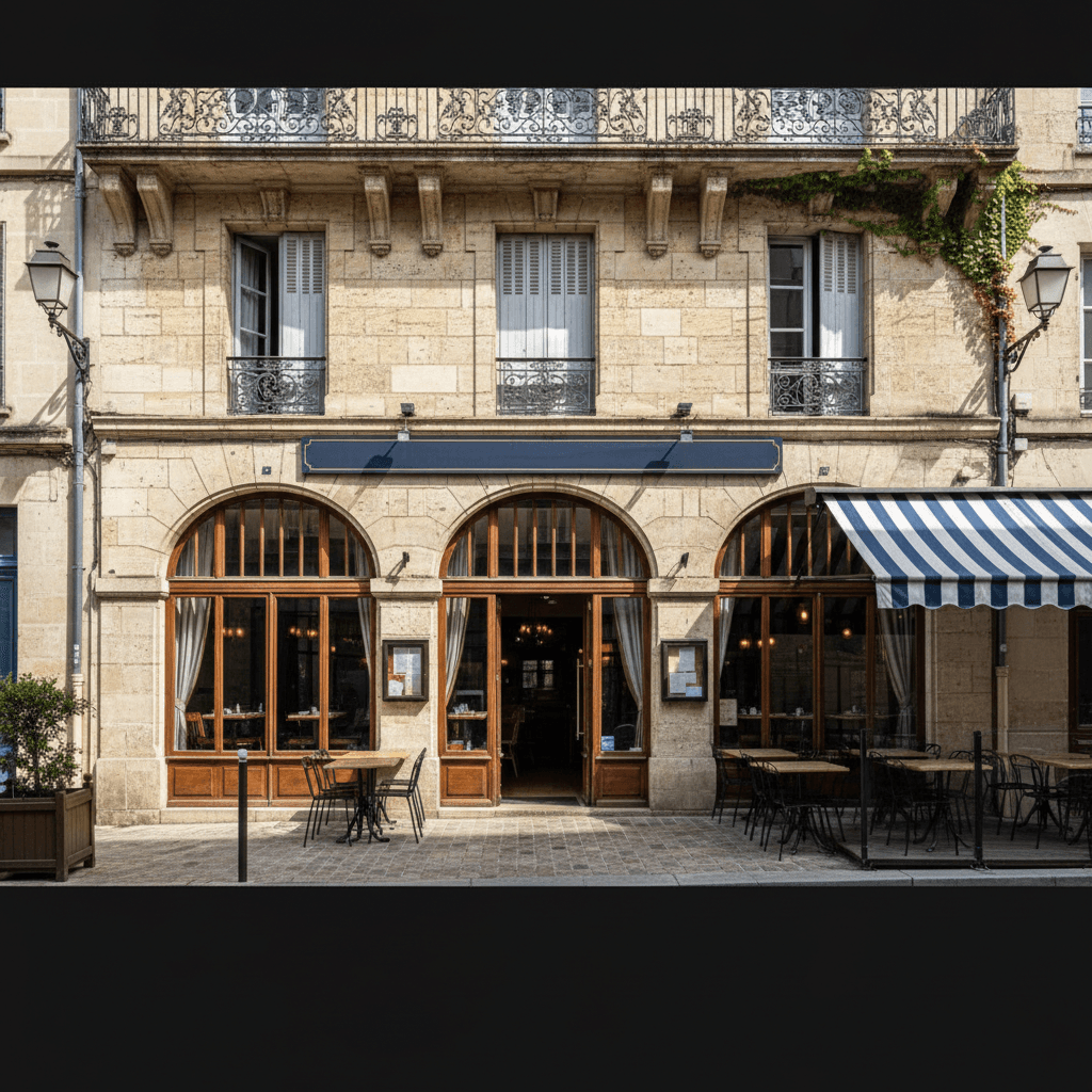 Restaurant 600m² à Bordeaux : terrasse - licence IV