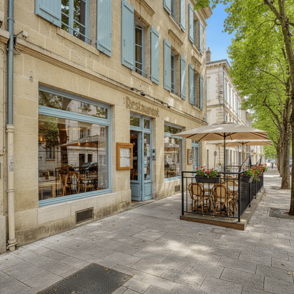 Restaurant 100m² à Pierre-Bénite : terrasse - licence IV - Image 1
