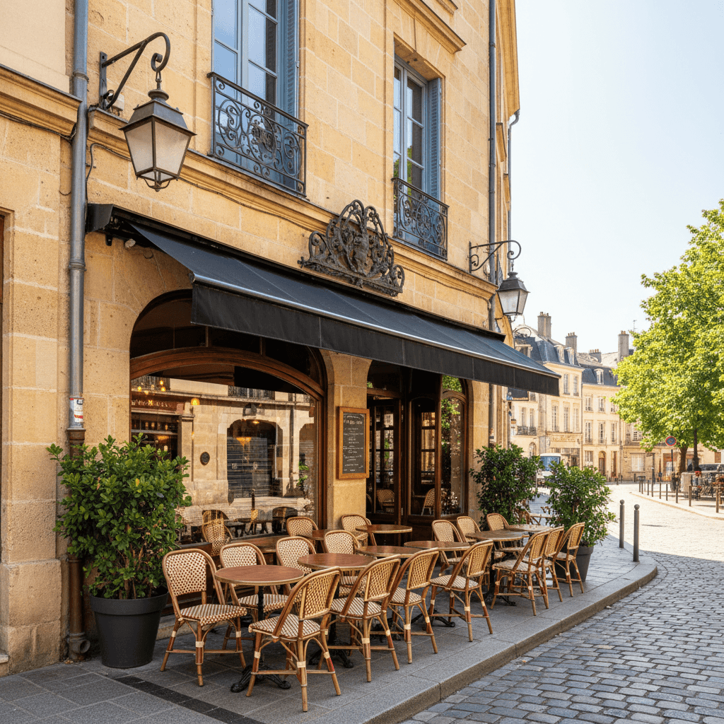 Restaurant 220m² à Metz : terrasse - Image 1