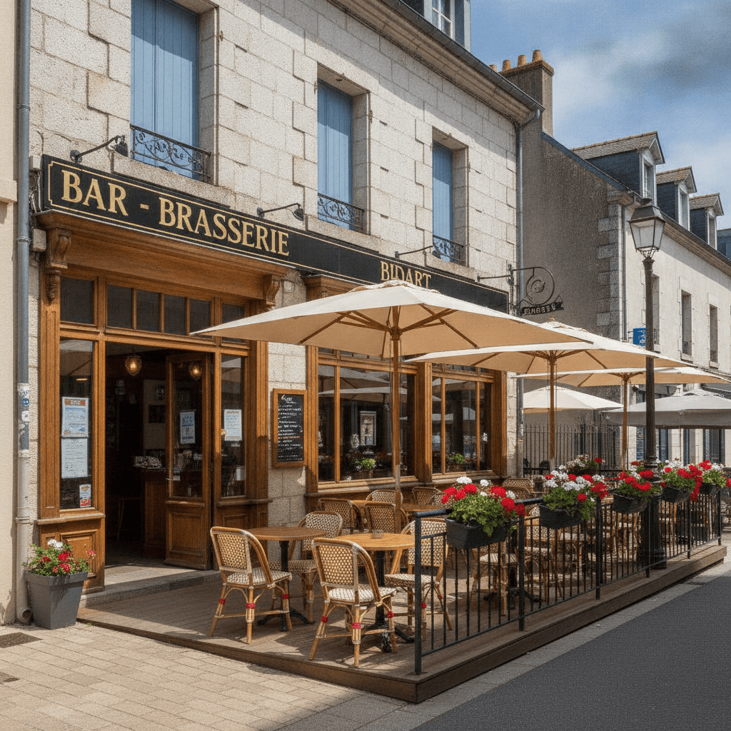 Bar-brasserie 60m² à Bidart : terrasse - Image 1