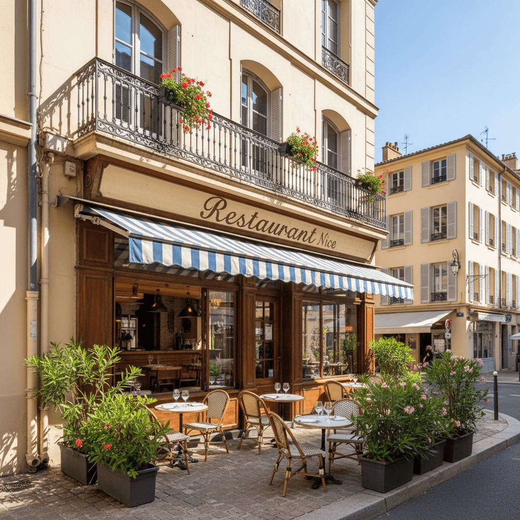 Restaurant 170m² à Nice : terrasse - licence IV