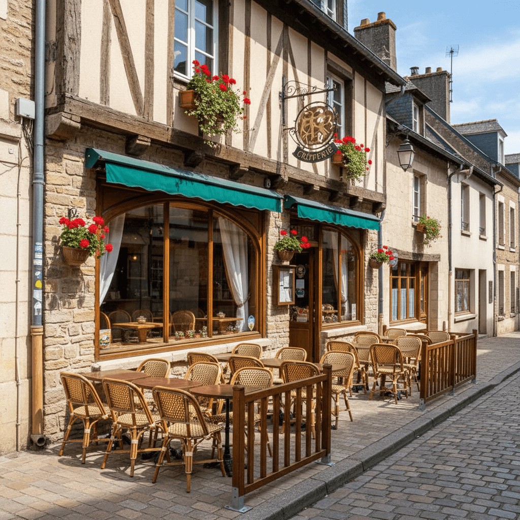 Restaurant 125m² à Pont-Audemer : terrasse - Image 1
