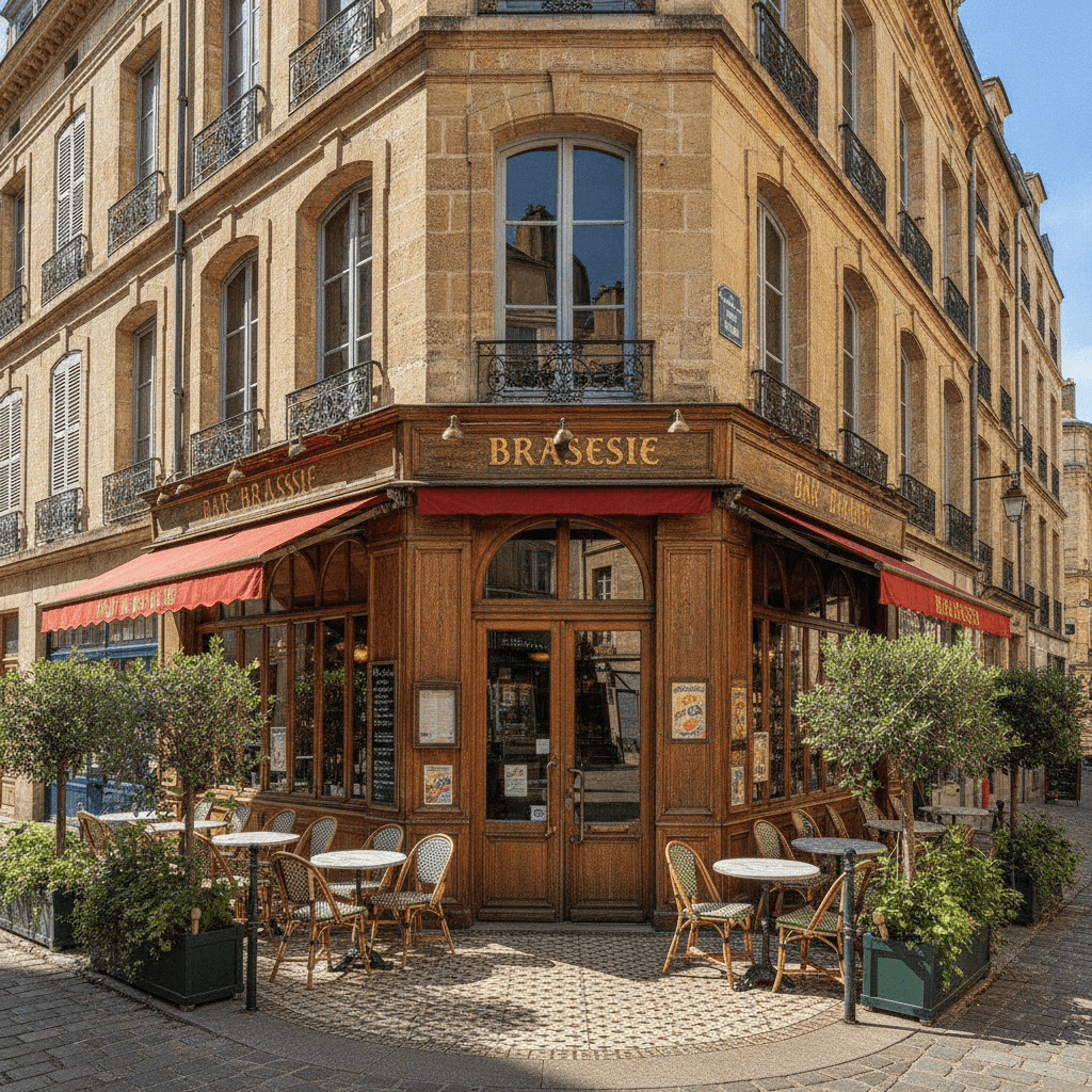 Bar-brasserie 48m² à Bordeaux : terrasse - licence IV