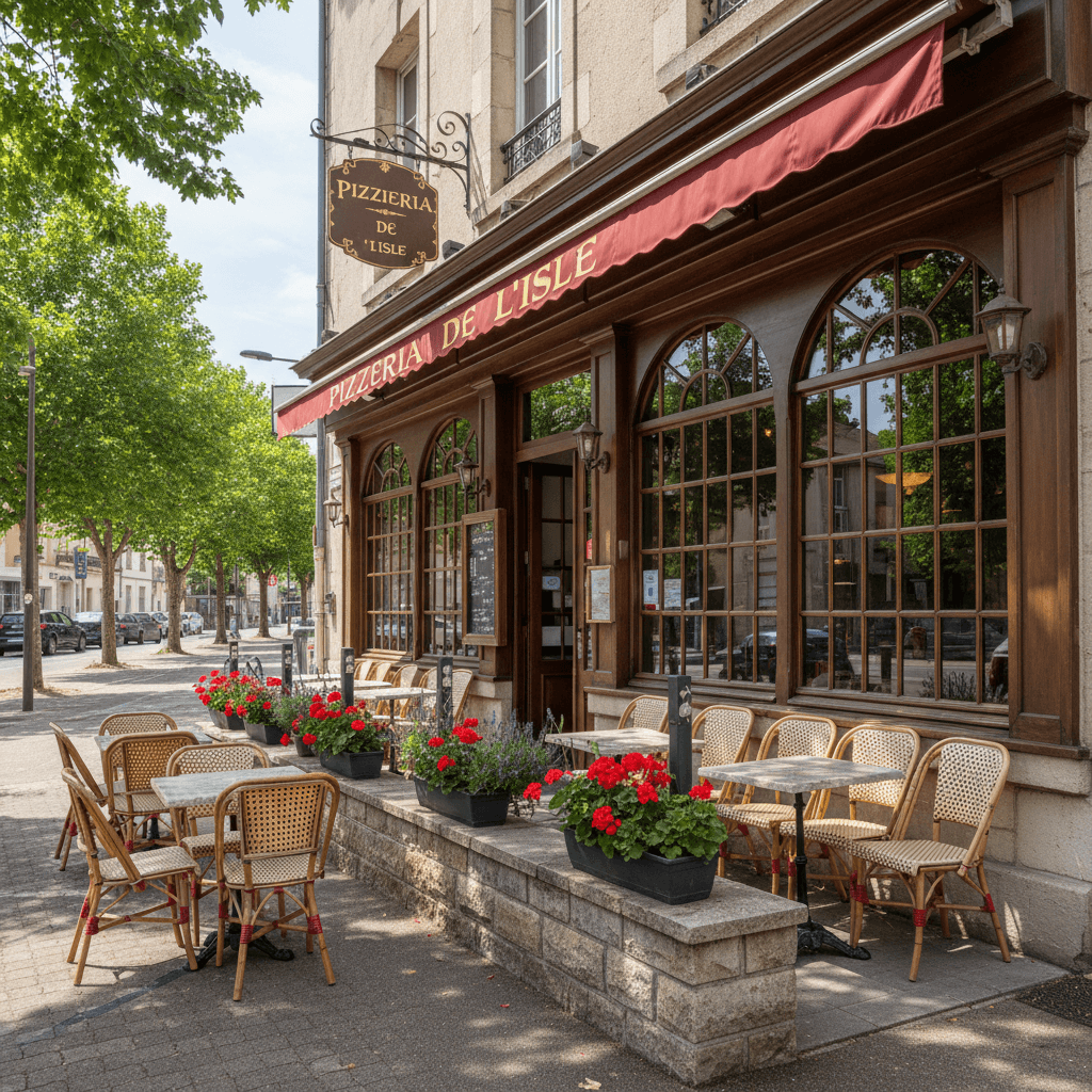 Restaurant 150m² à L'Isle-D'Abeau : terrasse - extraction - Image 1