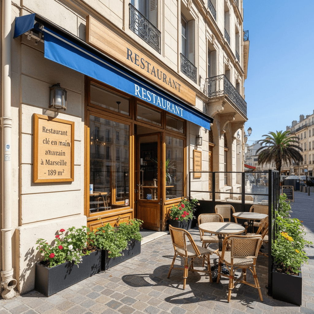 Restaurant 189m² à Marseille : extraction - Image 1