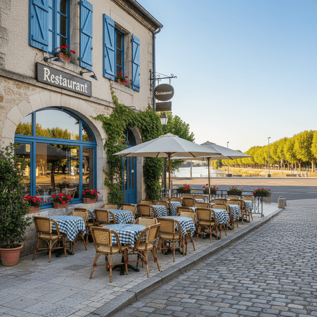 Restaurant à Loireauxence : terrasse - licence IV - Image 1
