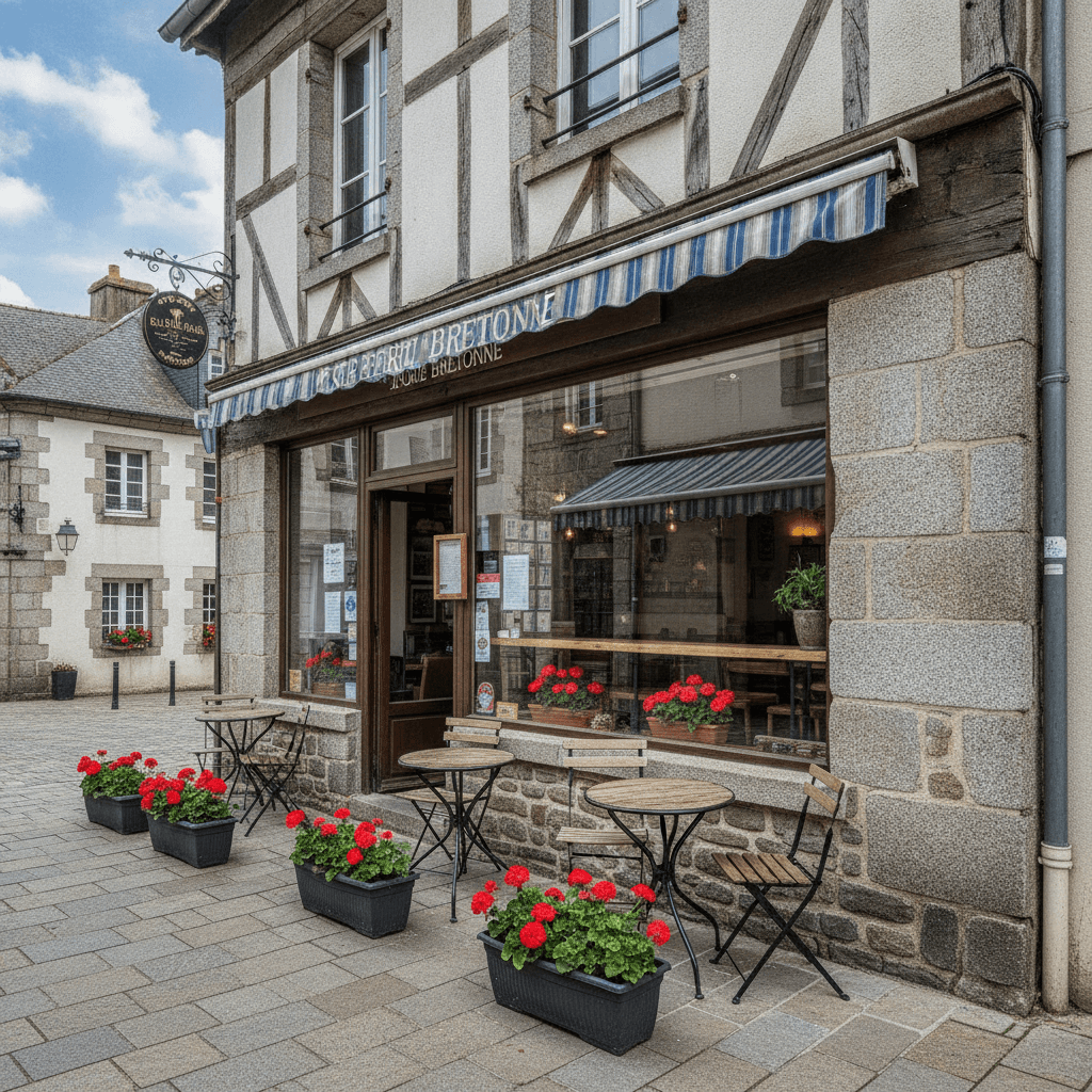 Restaurant 55m² à Quimper : terrasse - licence IV - Image 1