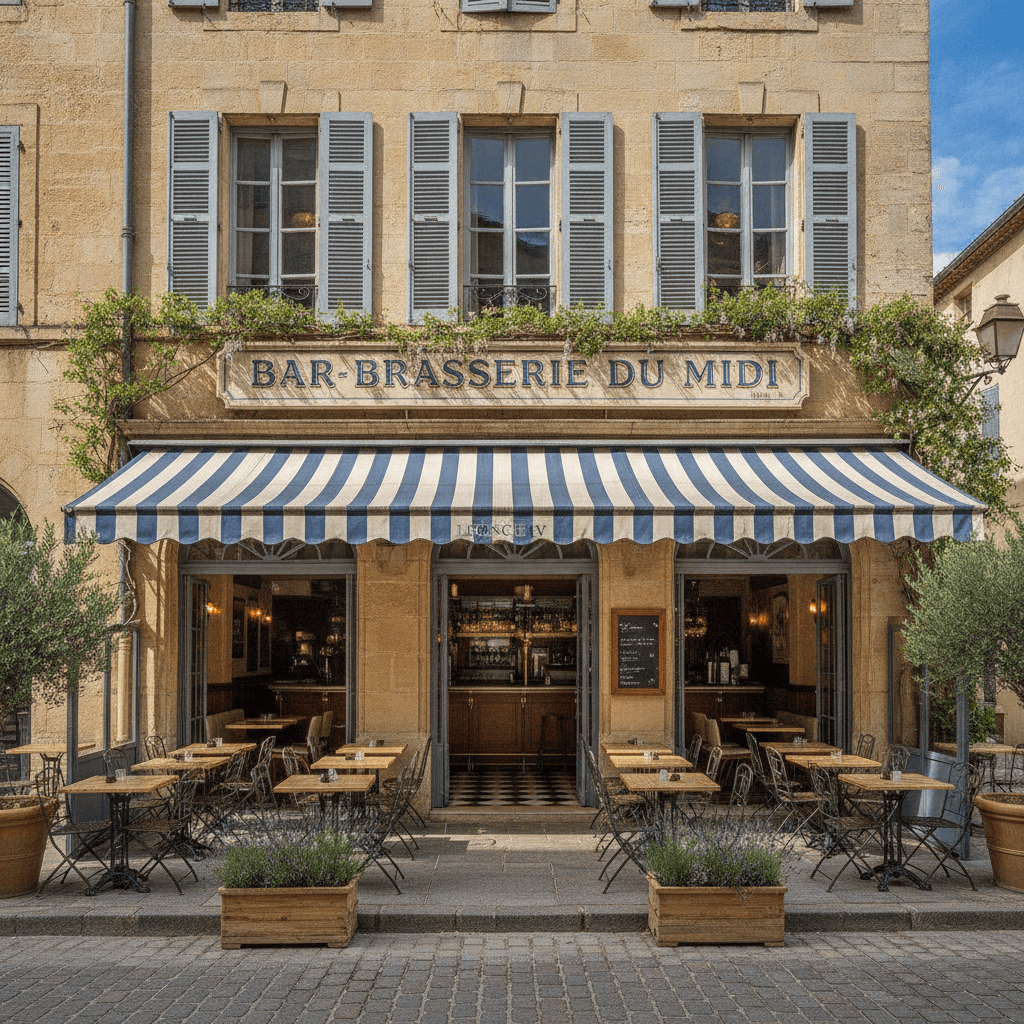 Bar-brasserie à Avignon : terrasse - licence IV - Image 1