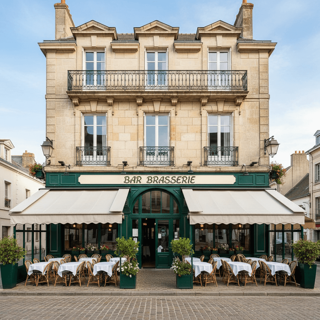 Bar-brasserie 105m² à Cherbourg-En-Cotentin : terrasse - licence IV - Image 1