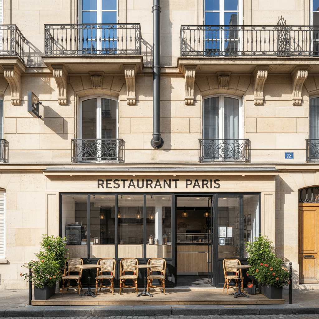 Restaurant clé en main à Paris - 77 m²